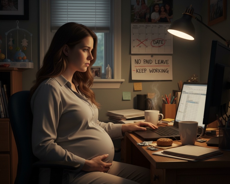 US no paid maternity leave